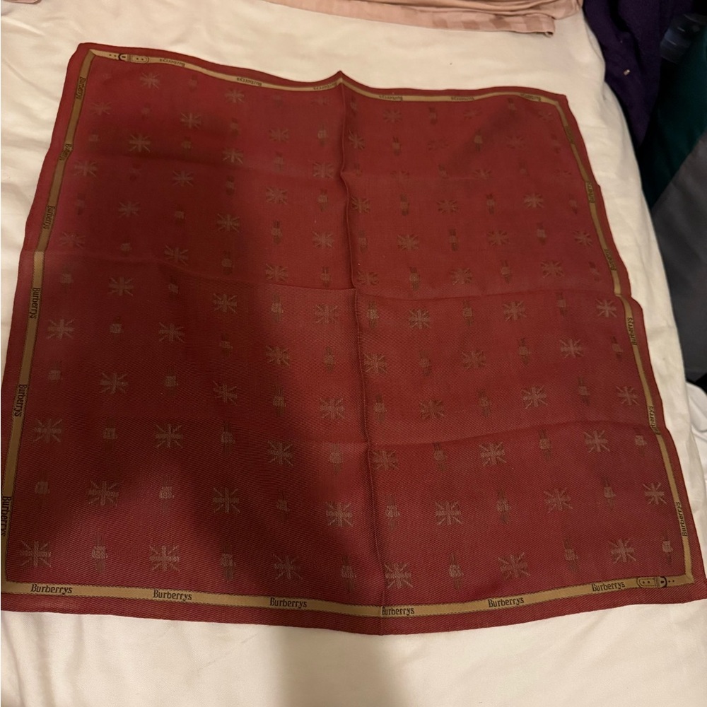 Burberry Red Scarf